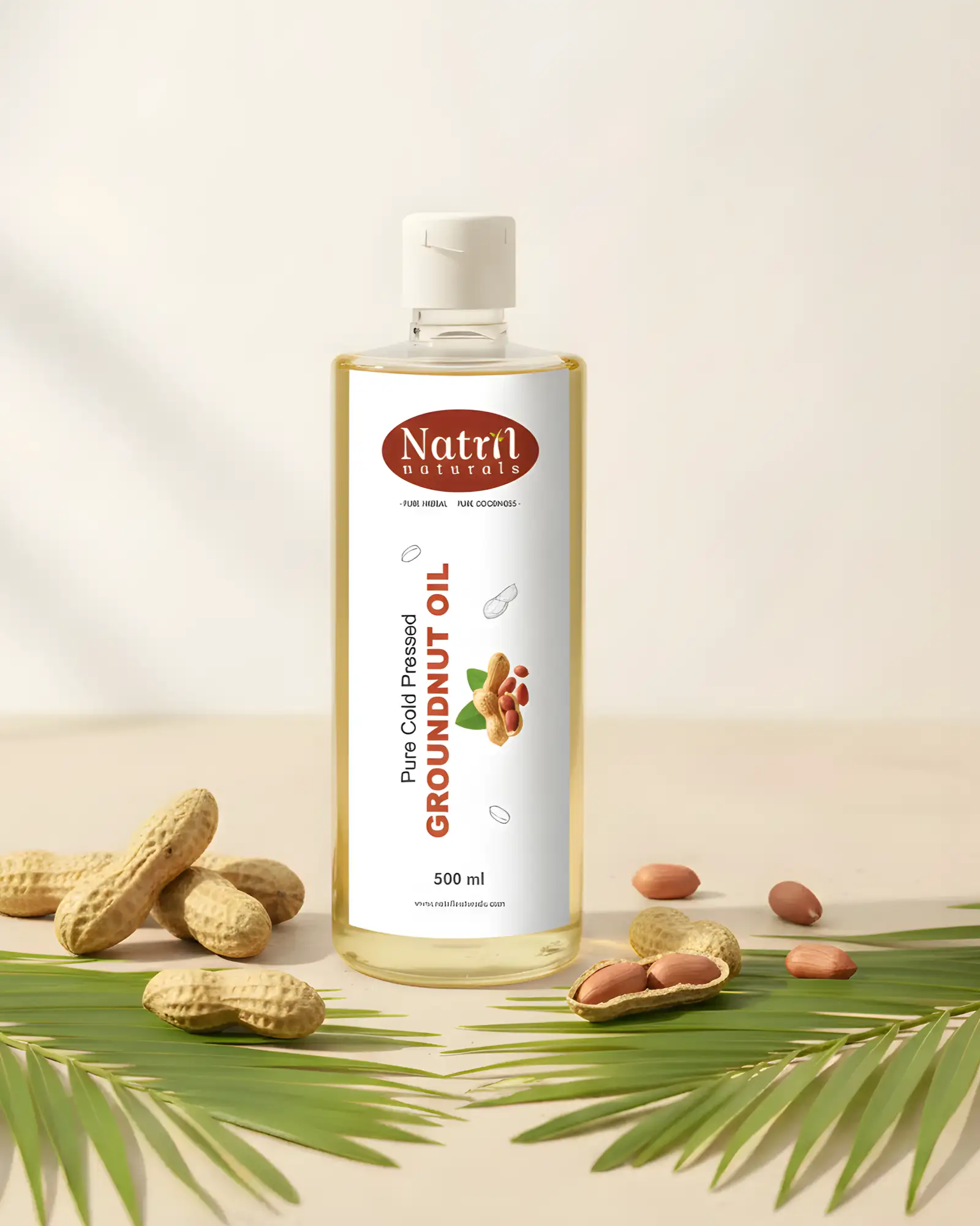 PURE GROUNDNUT OIL(500ml) - image 1
