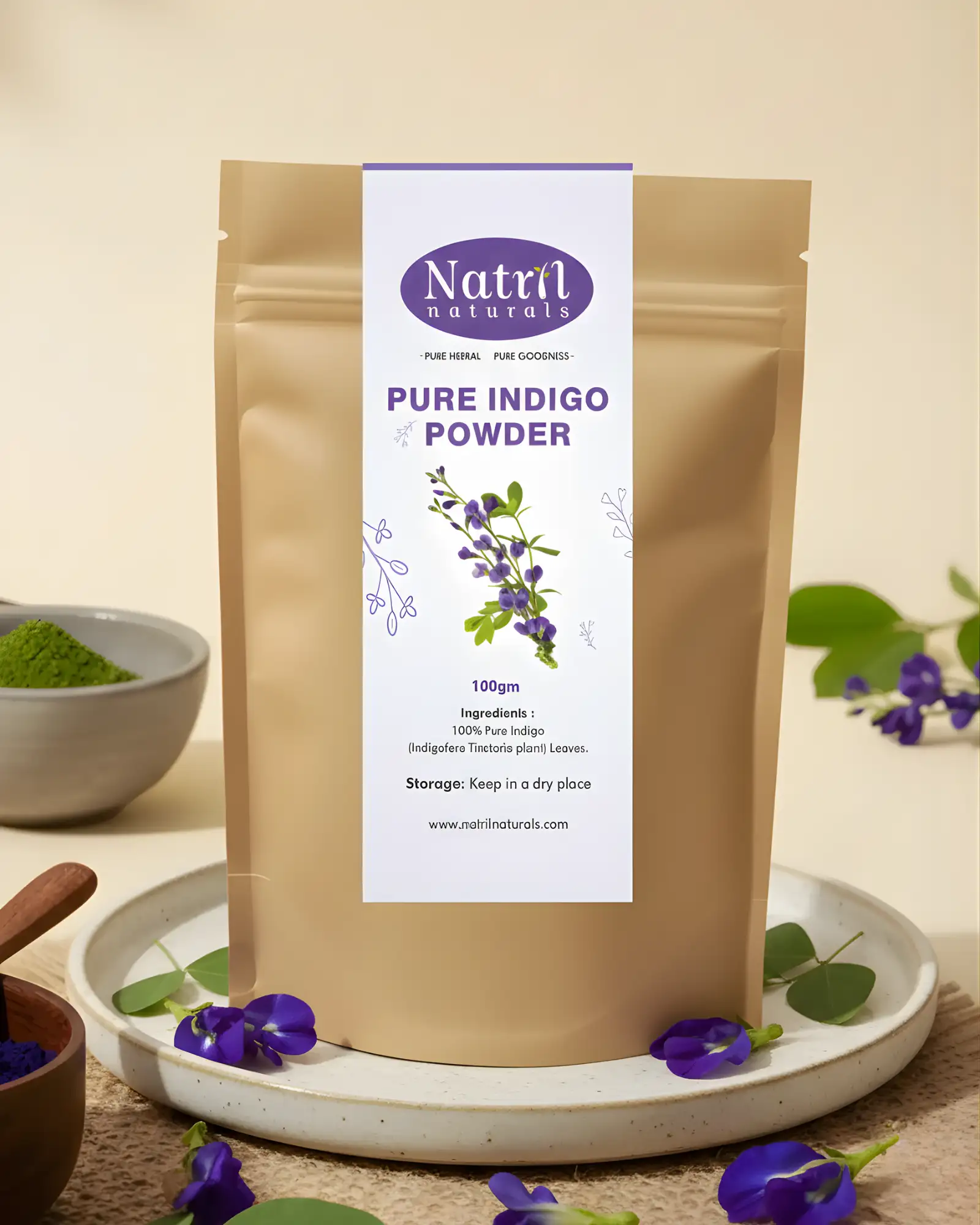 PURE INDIGO POWDER(100 g) - image 1